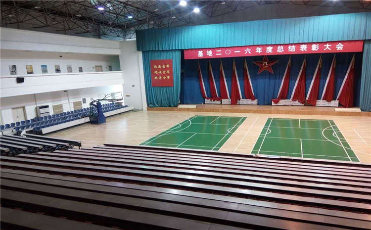 20厚籃球場(chǎng)地木地板雙層龍骨結(jié)構(gòu)