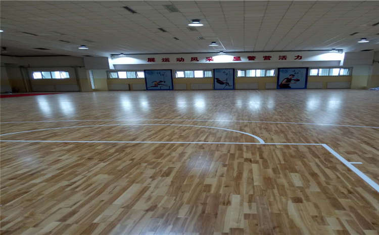 硬木企口籃球館地板廠家直銷(xiāo)